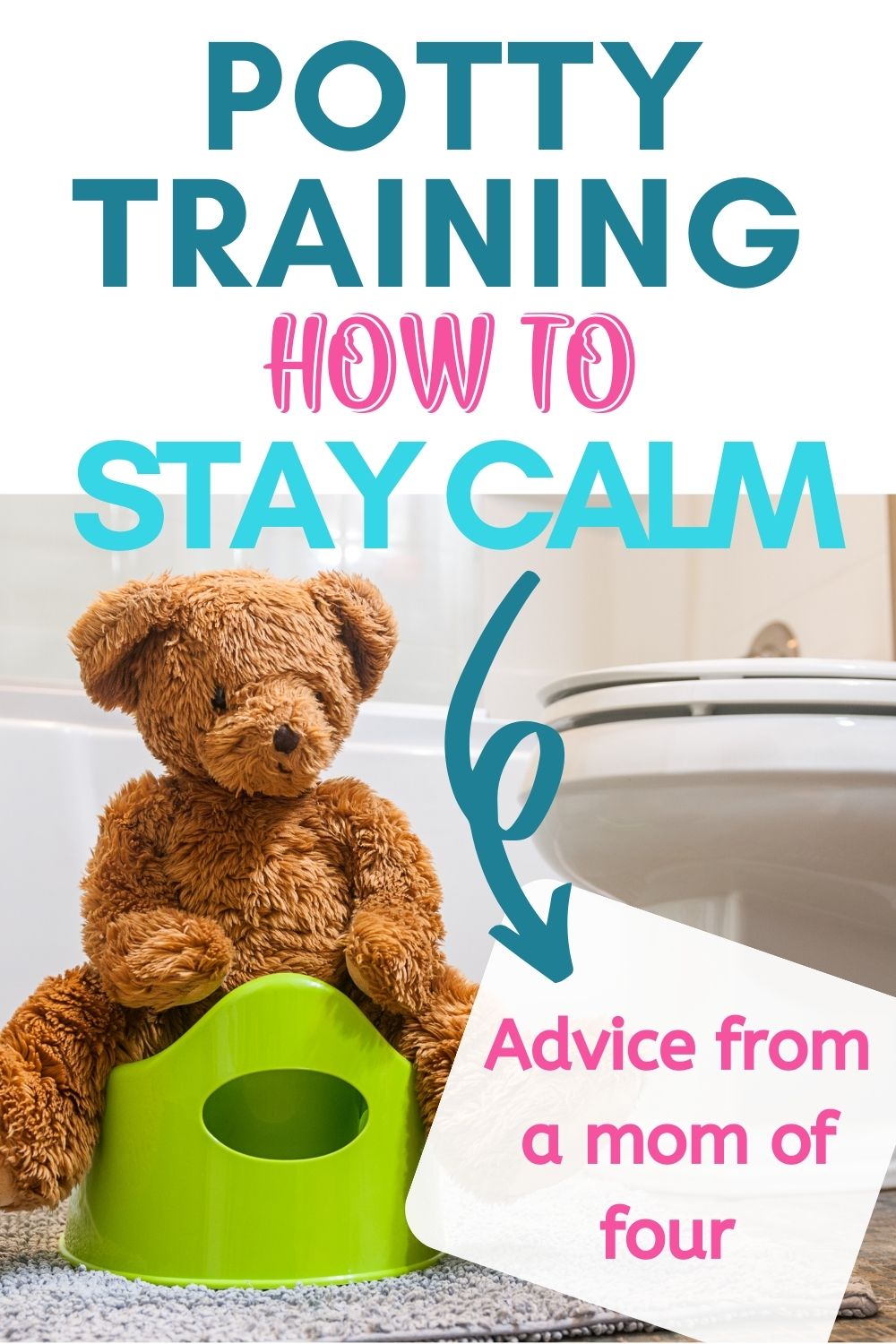 how to stay calm during potty training