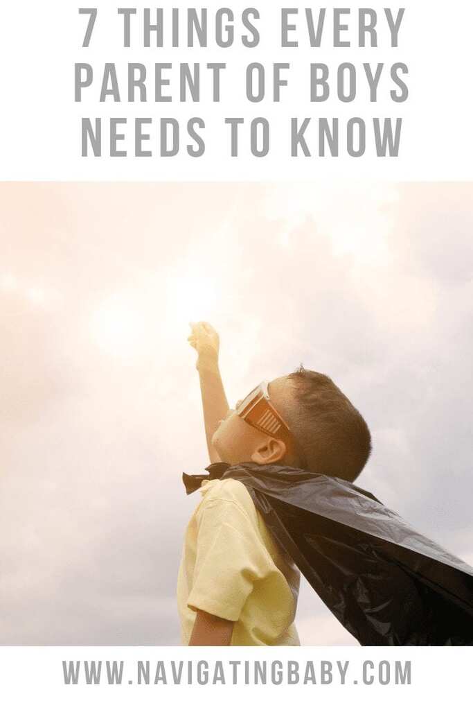 Super hero boy with text 7 things every parent of boys needs to know Super hero boy with text 7 things every parent of boys needs to know