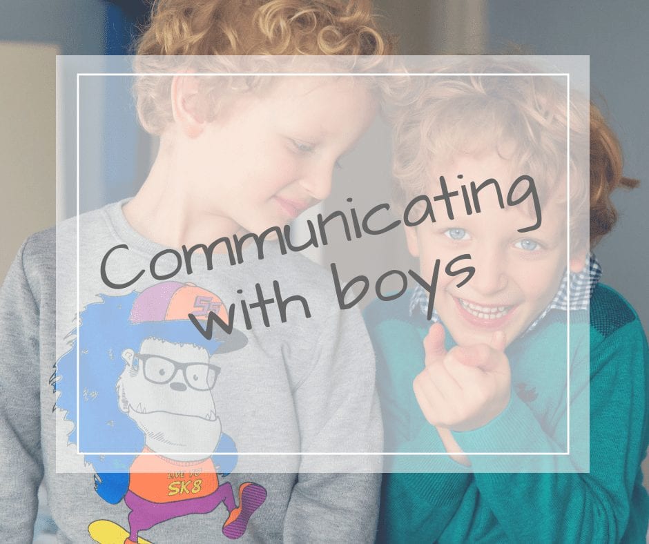 communicating with boys