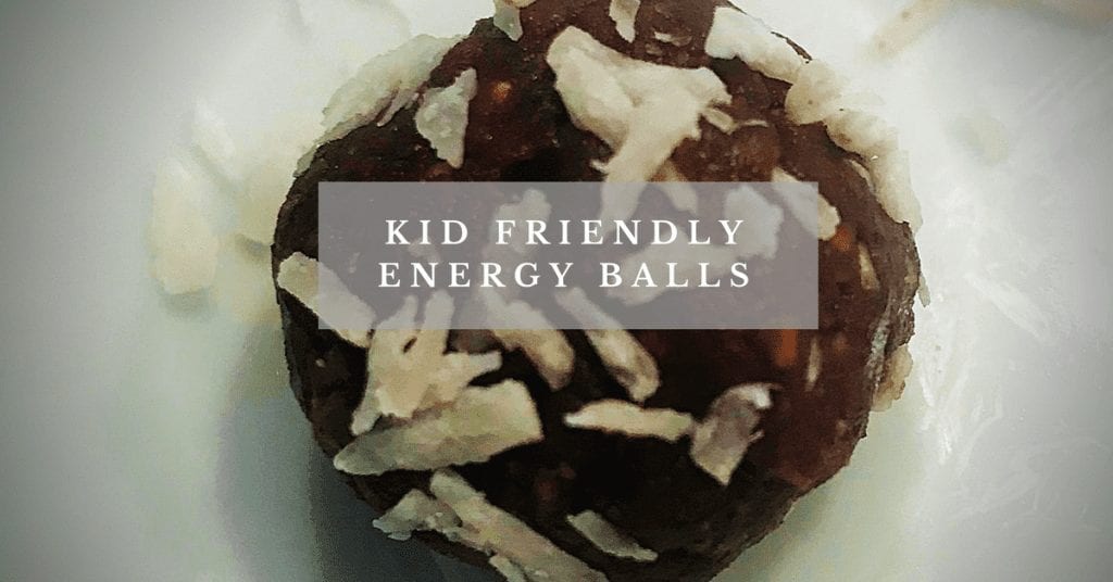 kids healthy snack energy balls