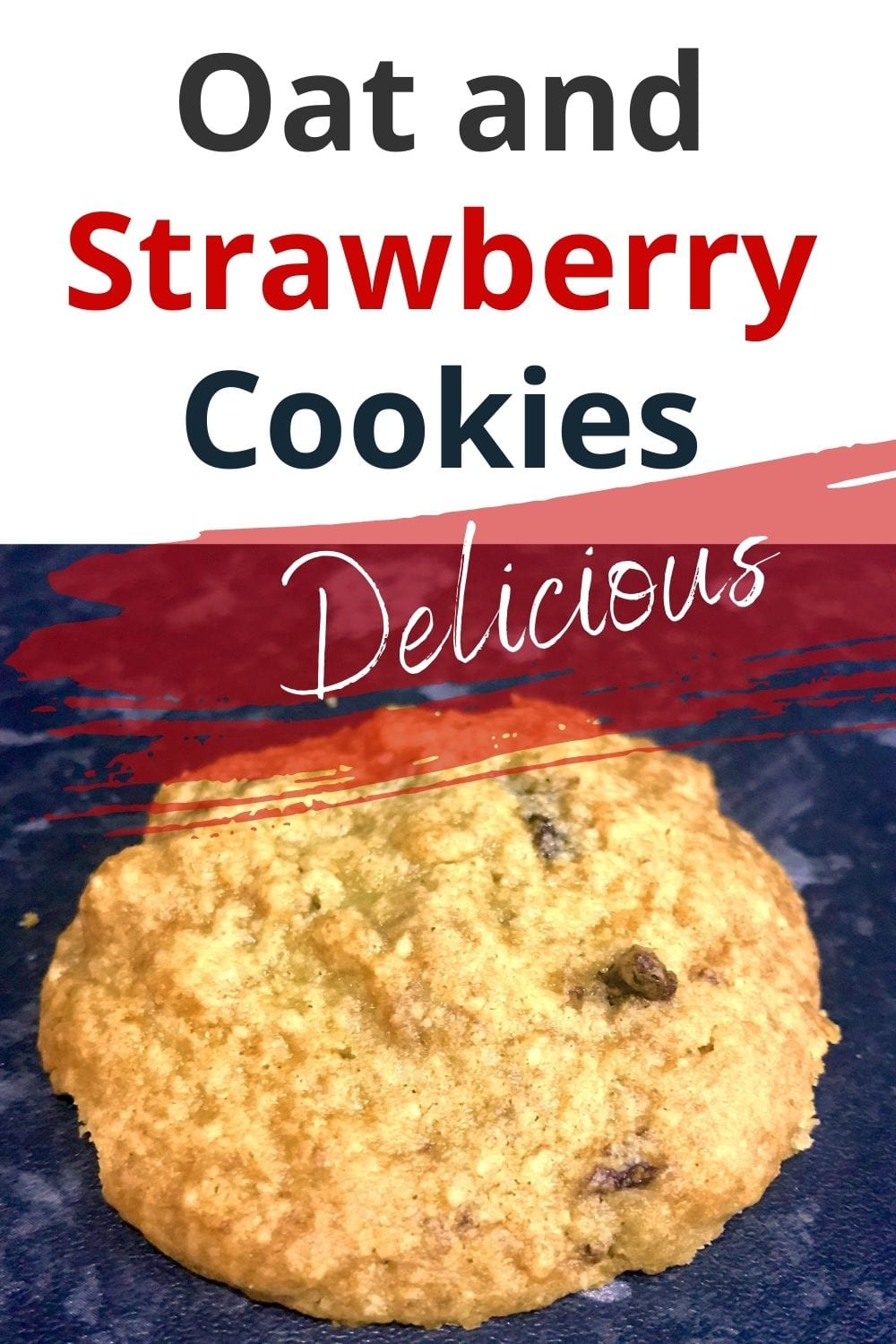 oat and Strawberry cookies