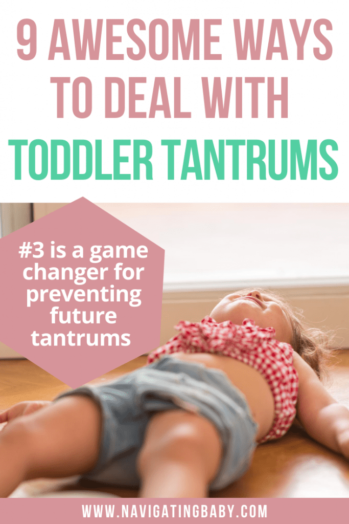 Dealing with toddler tantrums