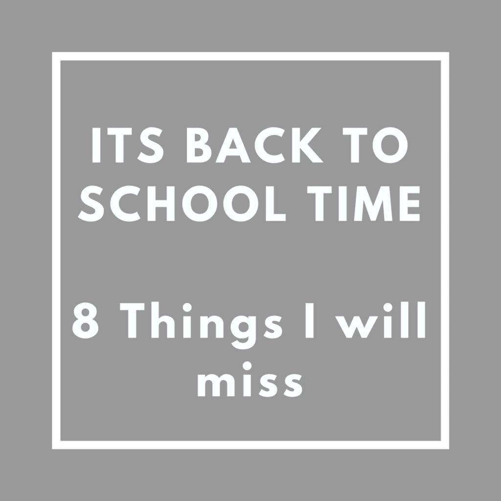 back to school