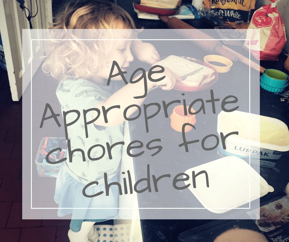 age appropriate chores