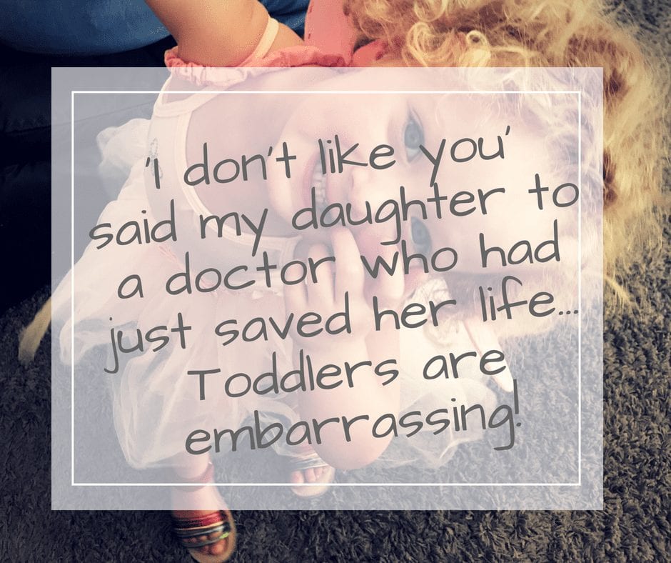 toddlers are embarrassing