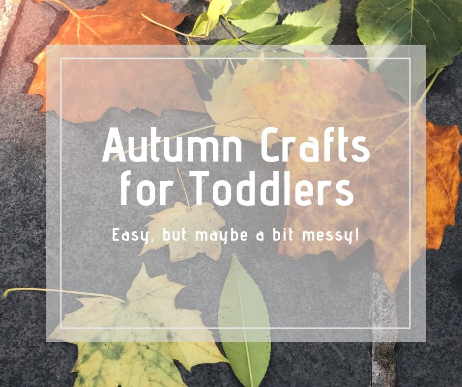 Autumn crafts for toddlers featured