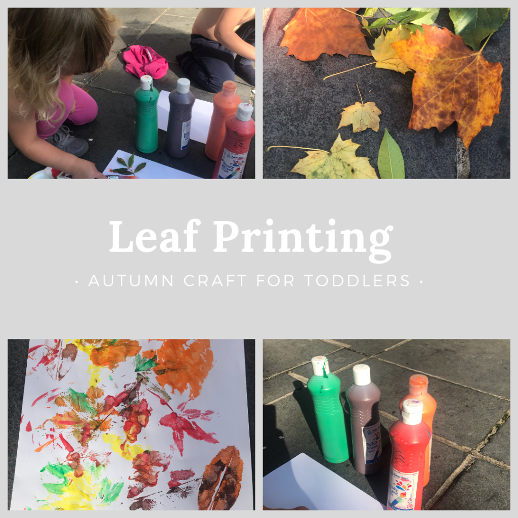 Leaf printing Autumn Craft Ideas