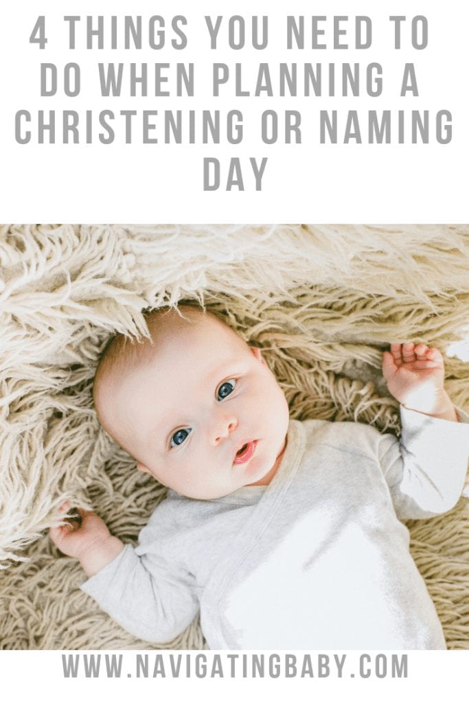 Planning a christening