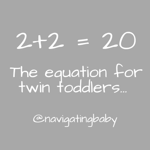 twin toddlers
