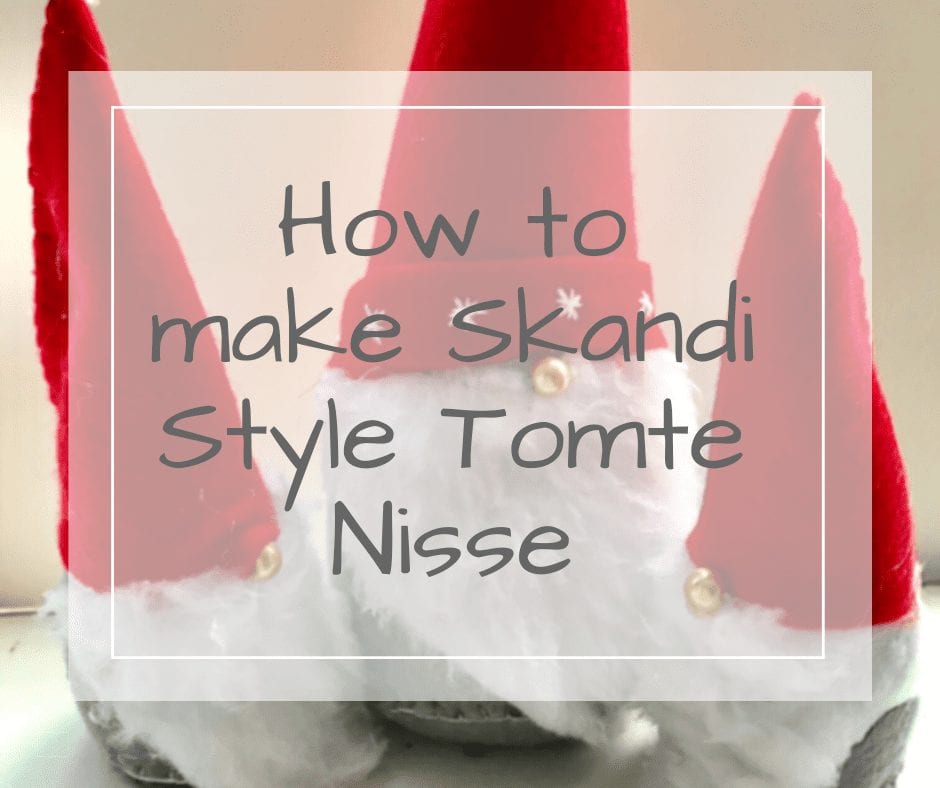 how to make swedish tomte nisse