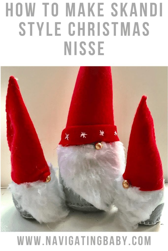 Make scandi style christmas nisse