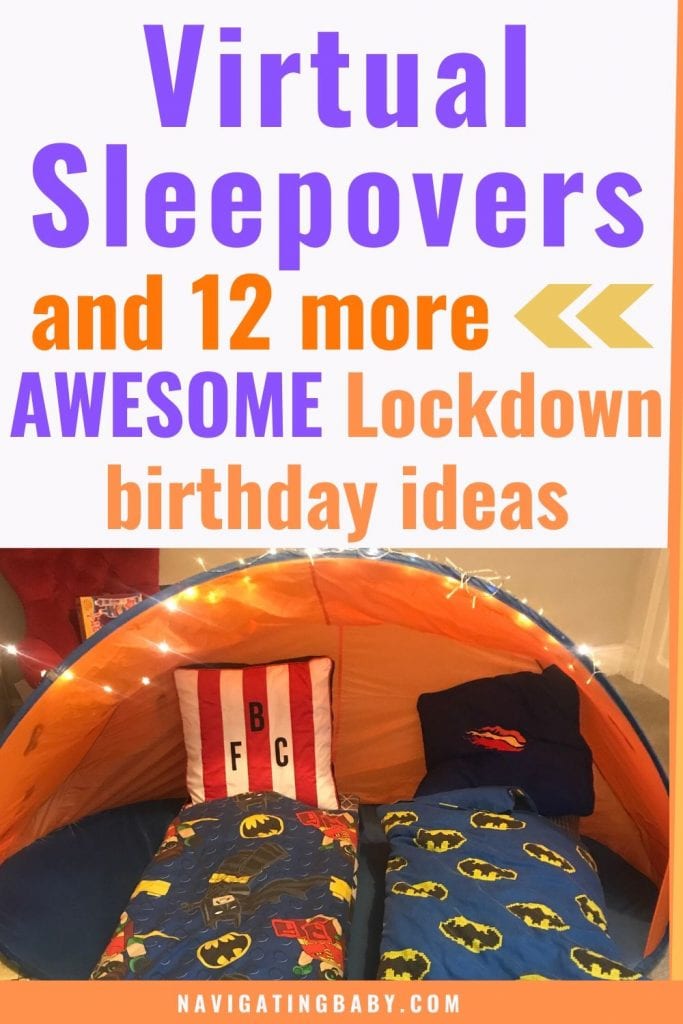 Kids Lockdown Birthday Virtual Sleepover