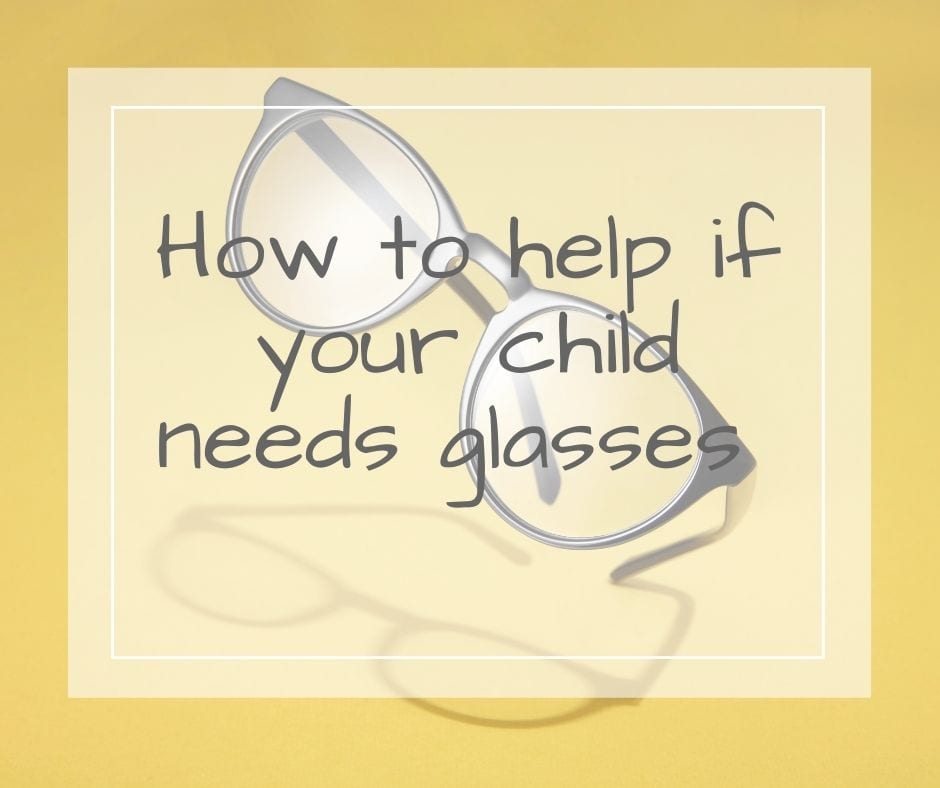 child needs glasses