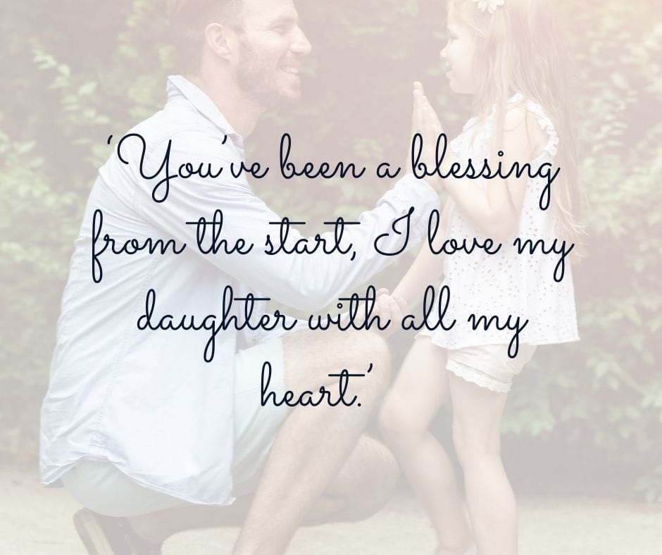 father daughter blessing quote