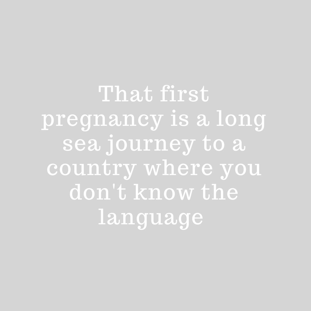 first pregnancy quote