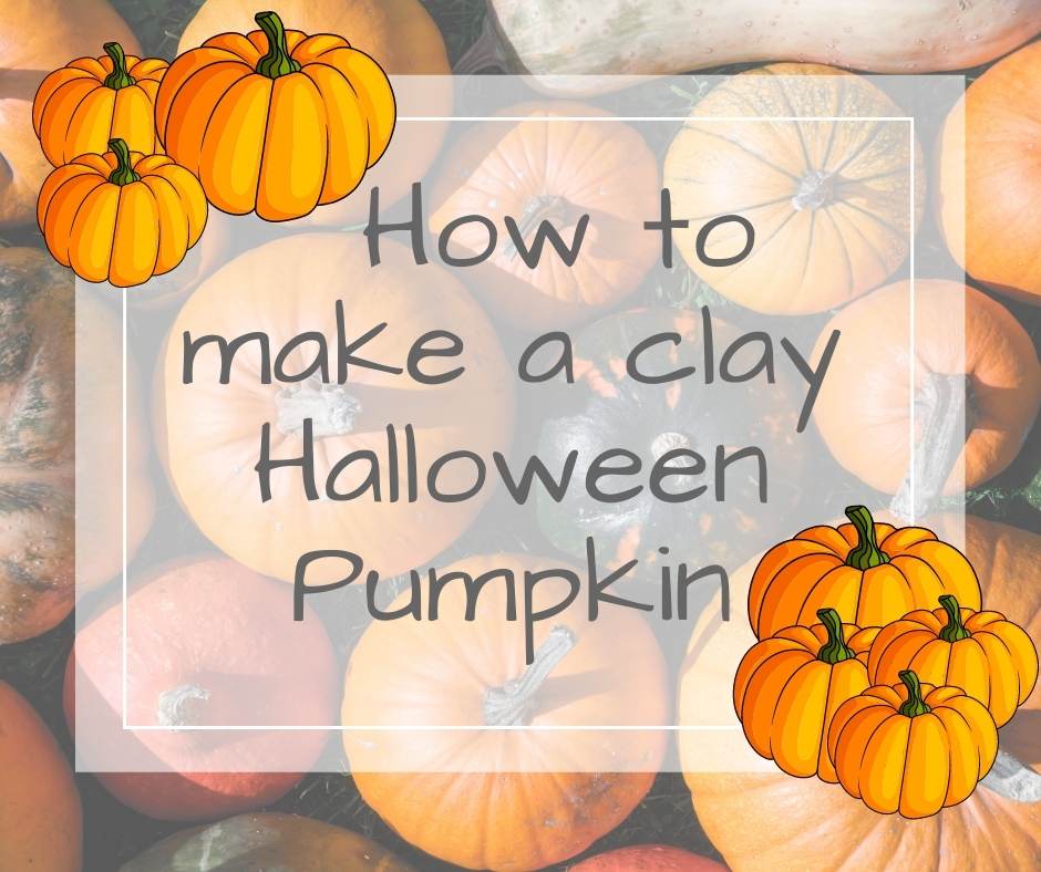 clay halloween pumpkin