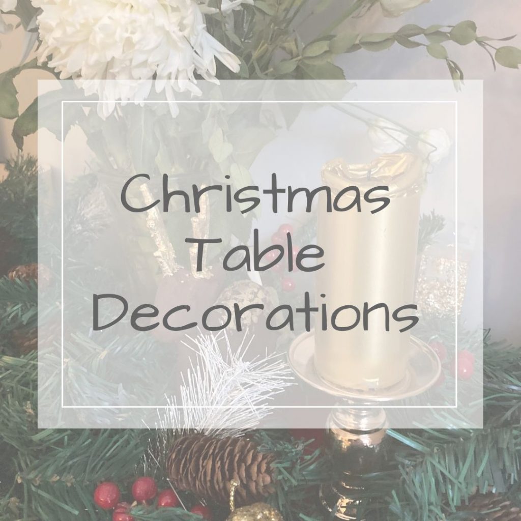 Christmas Table Decorations Featured